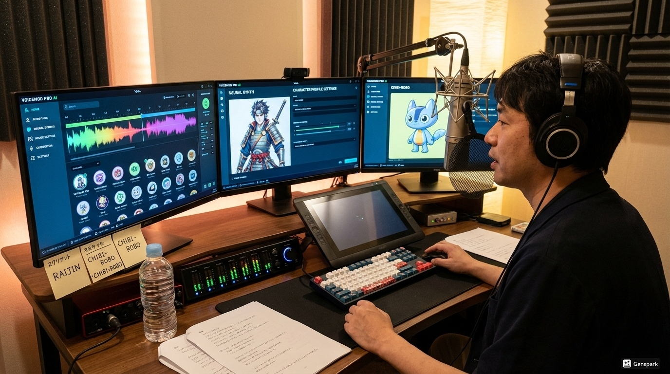 声優さんがAIと共存